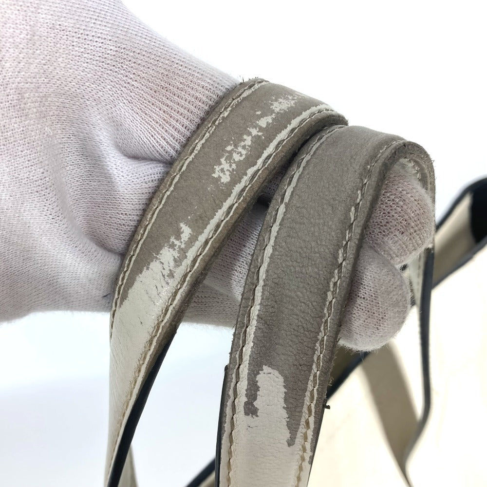 LOUIS VUITTON Shoulder Bag Taurillon Clemence Leather white Monogram christopher tote