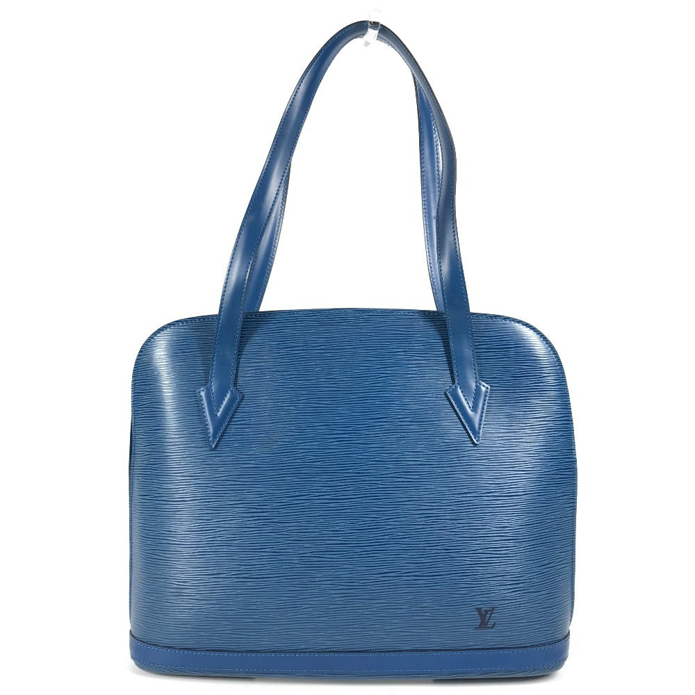 LOUIS VUITTON Shoulder Bag Epi Leather blue Epi Ryu Sac