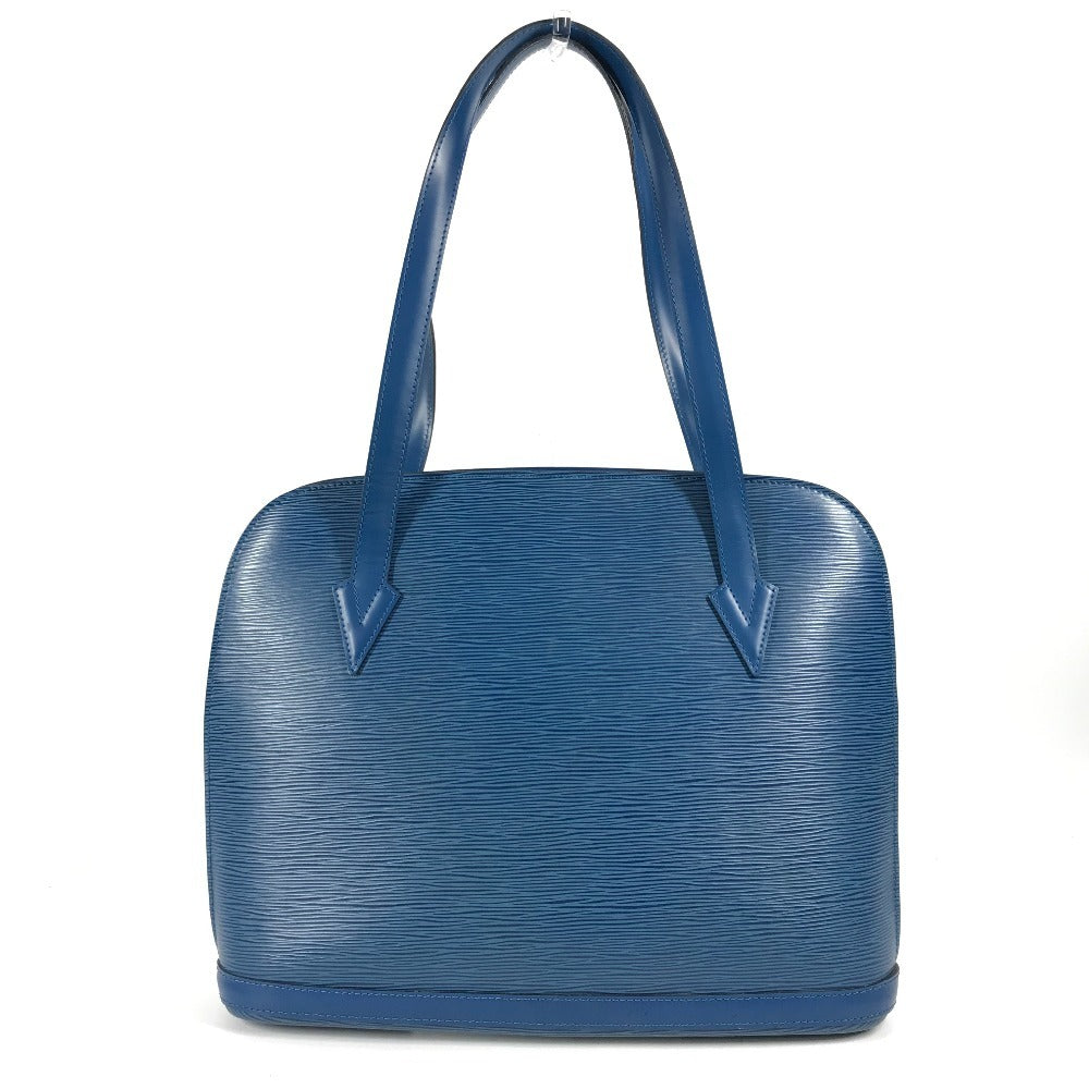 LOUIS VUITTON Shoulder Bag Epi Leather blue Epi Ryu Sac