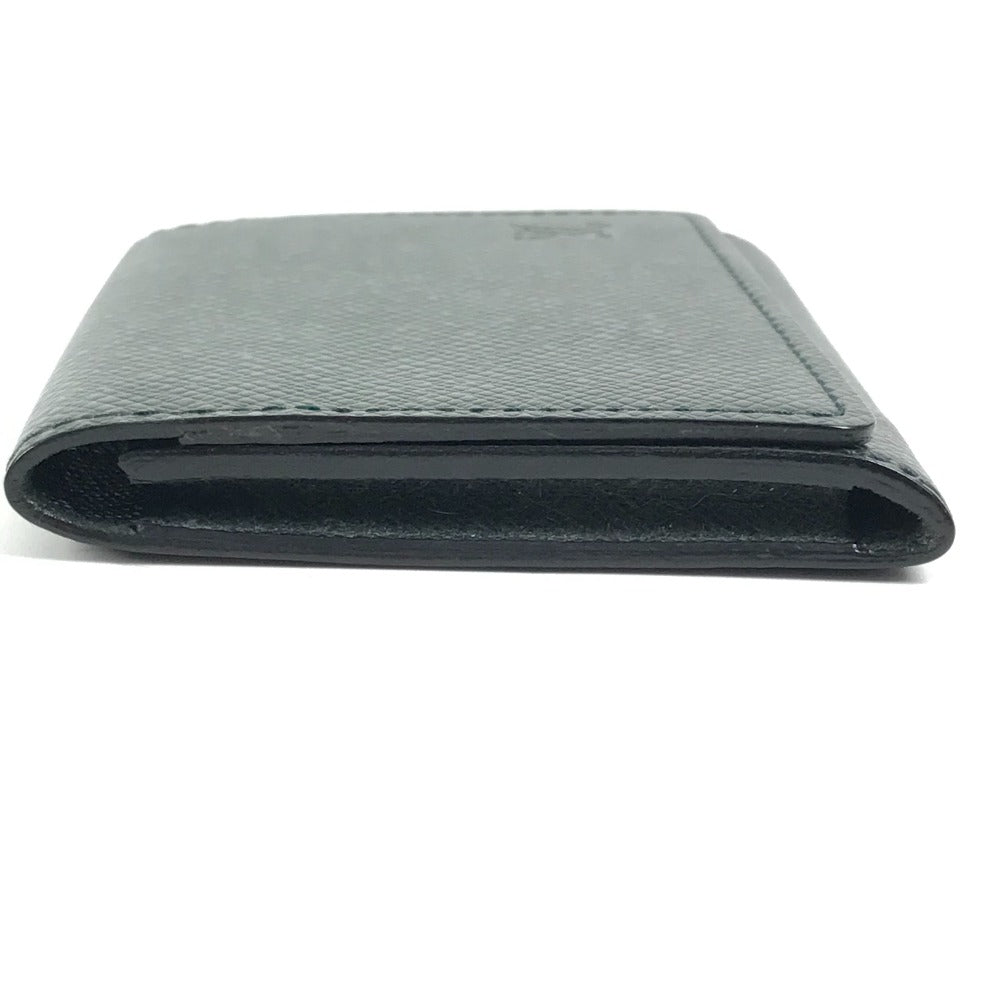 LOUIS VUITTON Card Case Taiga Leather green Taiga Anneveld Cult de Visit