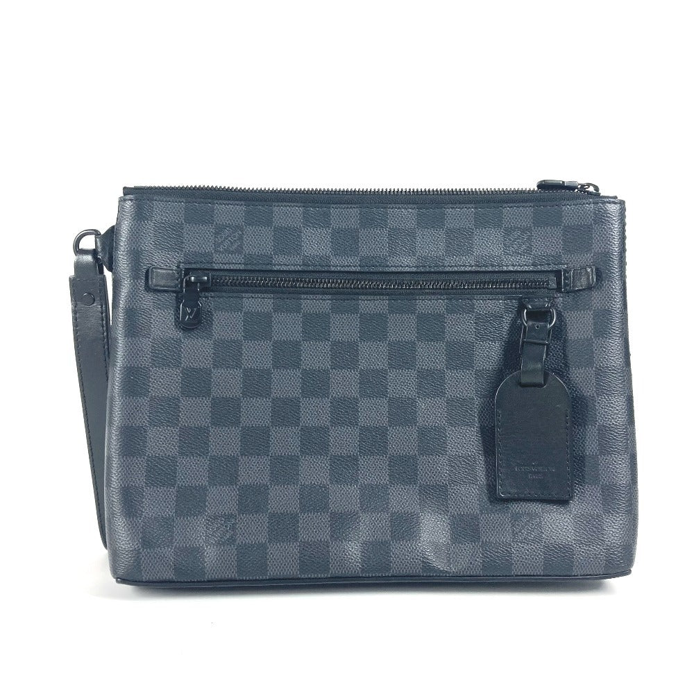 LOUIS VUITTON Clutch bag Damier Grafitto Canvas black Damier Grafitte takeoff pouch