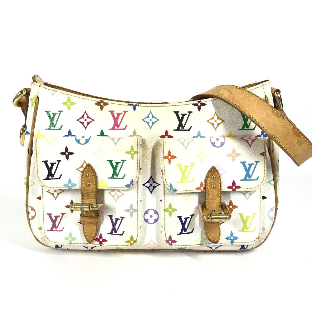 LOUIS VUITTON Shoulder Bag Monogram multicolor canvas white Monogram multicolor Lodge GM
