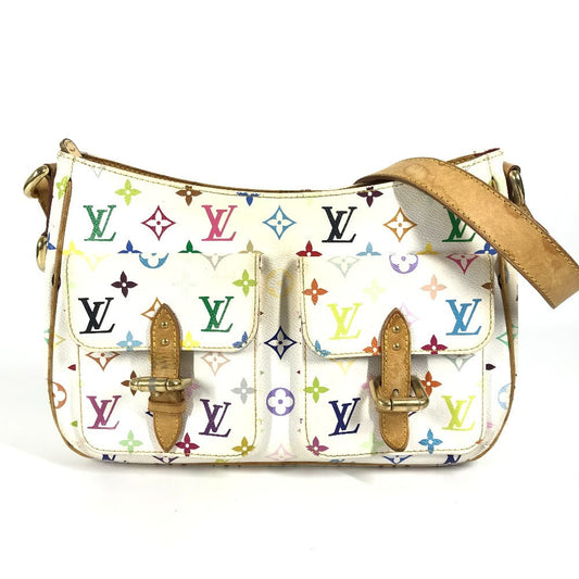 LOUIS VUITTON Shoulder Bag Monogram multicolor canvas white Monogram multicolor Lodge GM