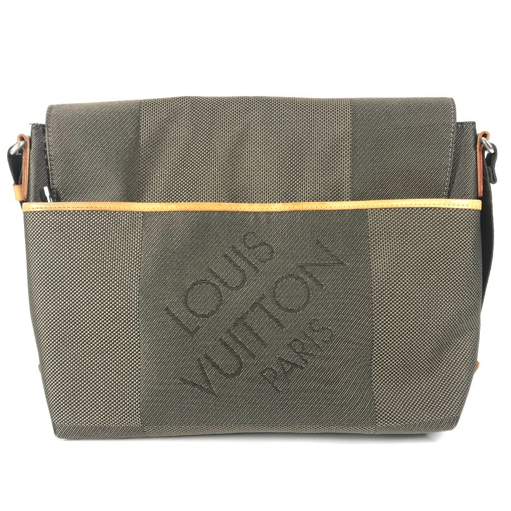 LOUIS VUITTON Shoulder Bag Damier Jean Canvas khaki Damier Jean Roux