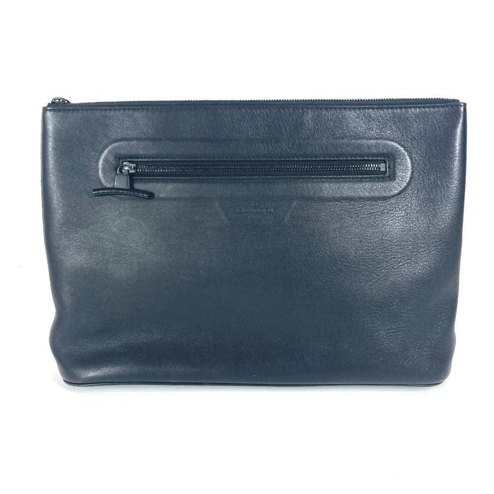 LOUIS VUITTON Clutch bag leather black Dark annity pochette cosmos