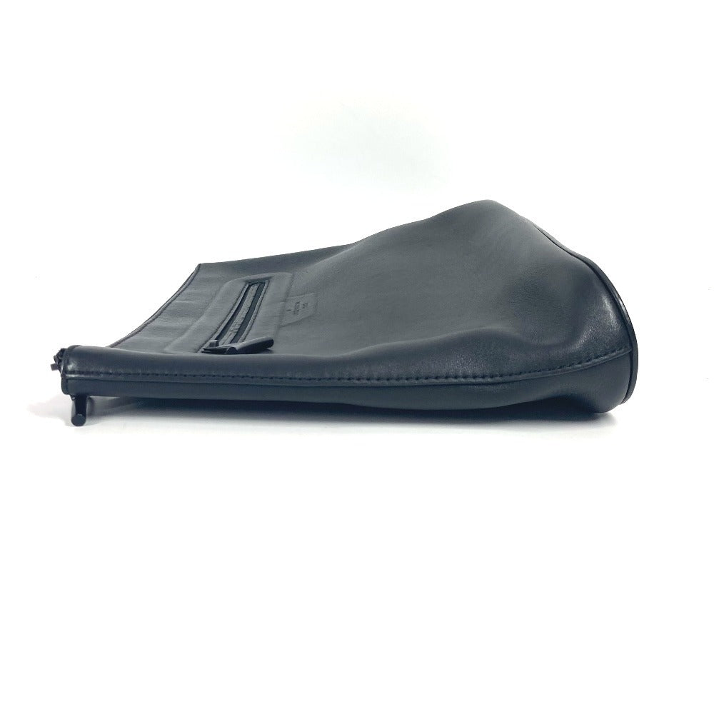 LOUIS VUITTON Clutch bag leather black Dark annity pochette cosmos