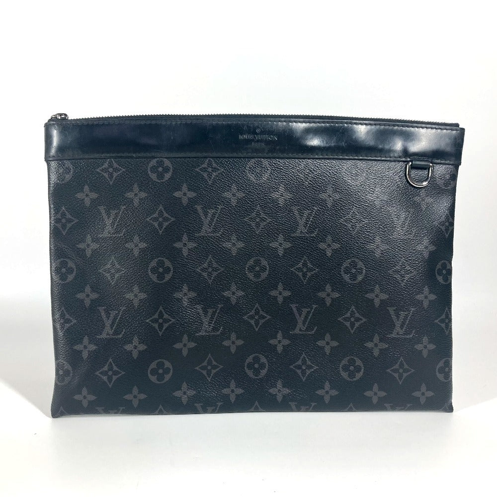 LOUIS VUITTON Clutch bag Monogram Eclipse Canvas black Monogram Eclipse Pochette Discovery