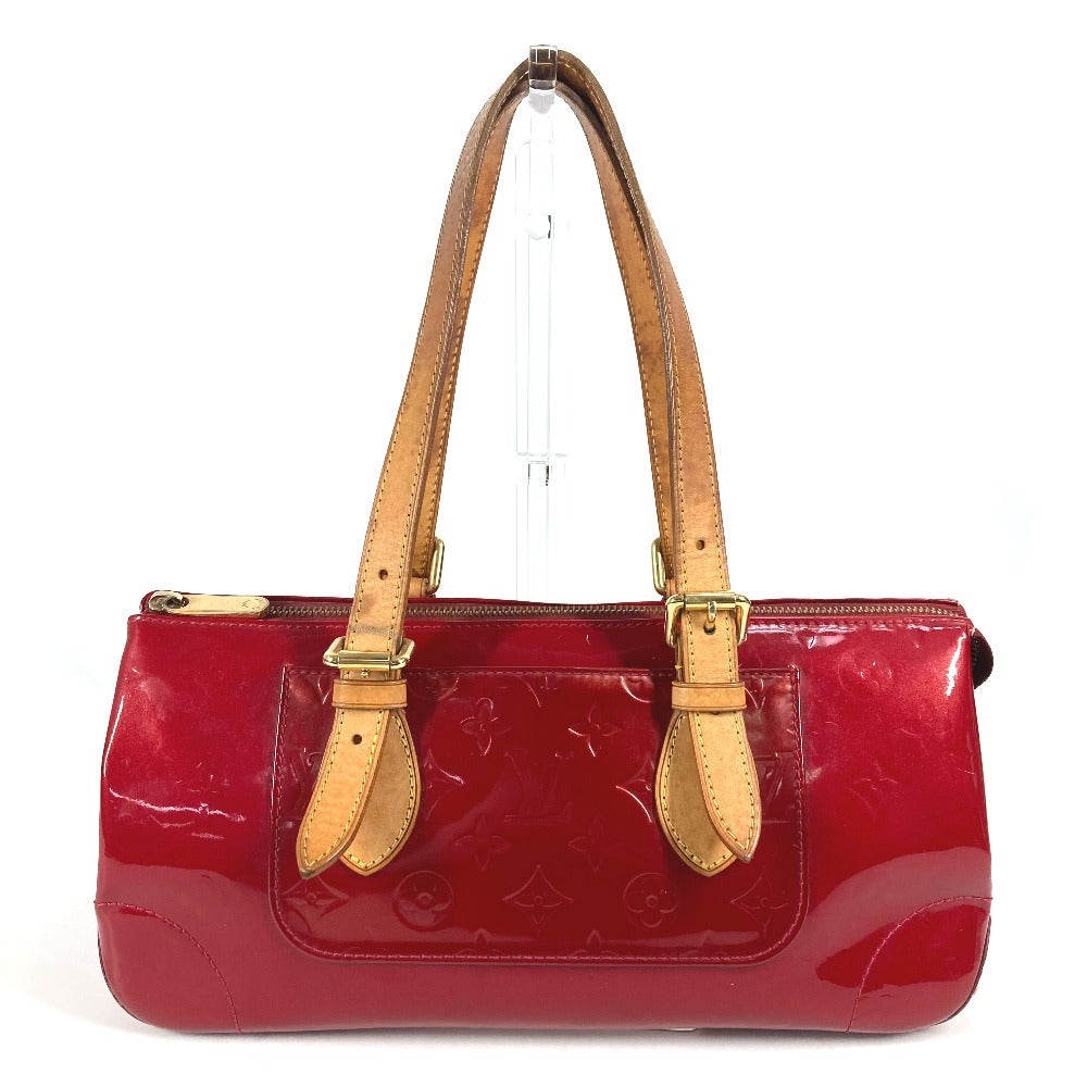 Elegant Women's Shoulder Bag | LOUIS VUITTON Shoulder Bag Monogram Vernis Red Monogram Vernis Rosewood Avenue