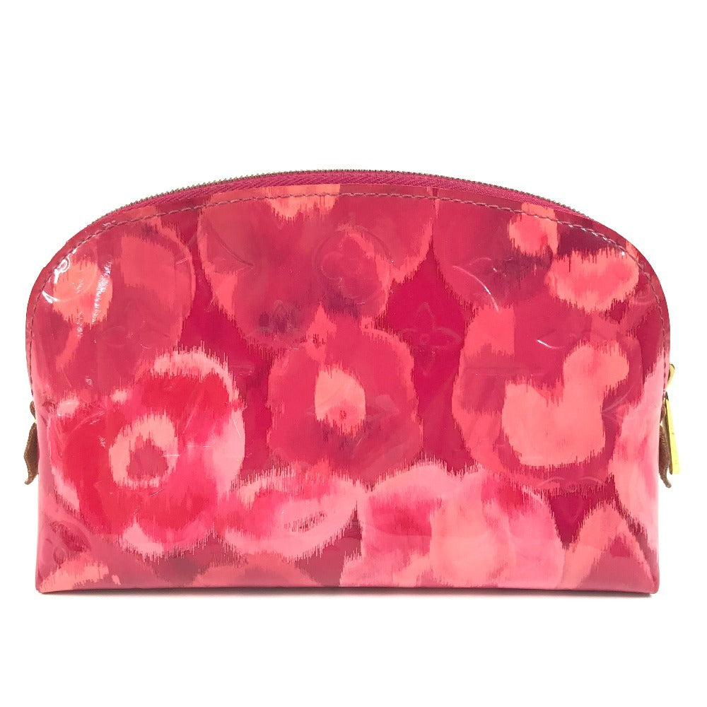 LOUIS VUITTON Cosmetics Pouch Monogram Vernis Canvas pink Monogram Vernis Pochette Cosmetic Ikat Flower