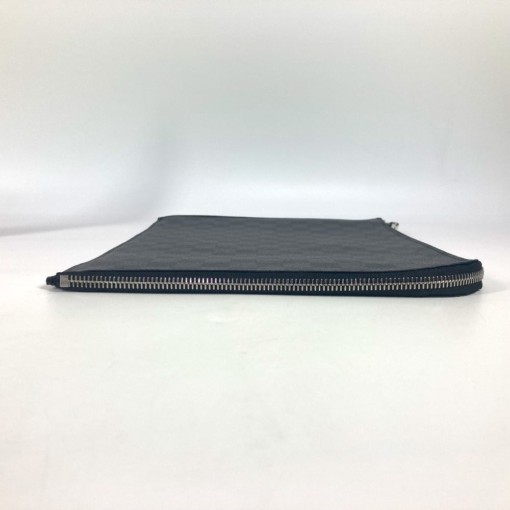 LOUIS VUITTON Clutch bag Damier Grafitto Canvas black Damier Grafitte Pochette Jules GM