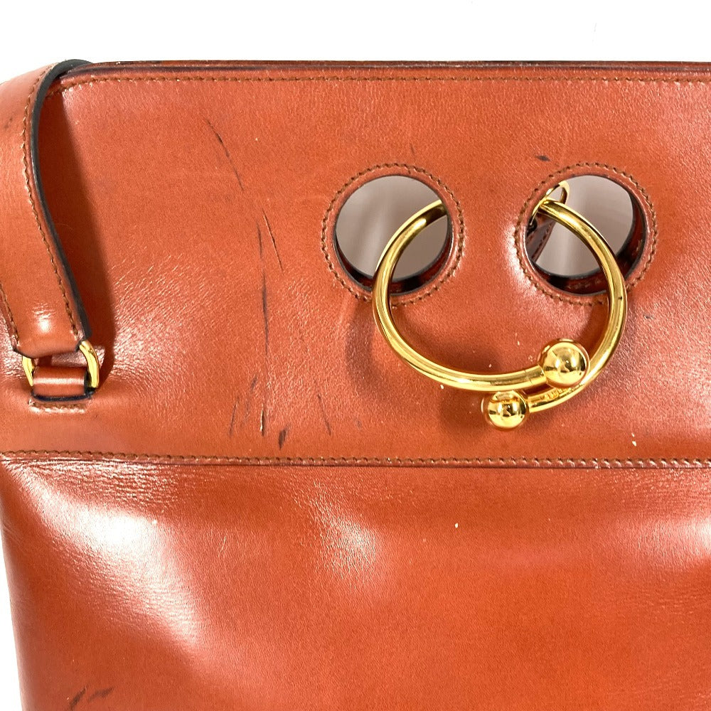 HERMES Shoulder Bag leather Brown Alix