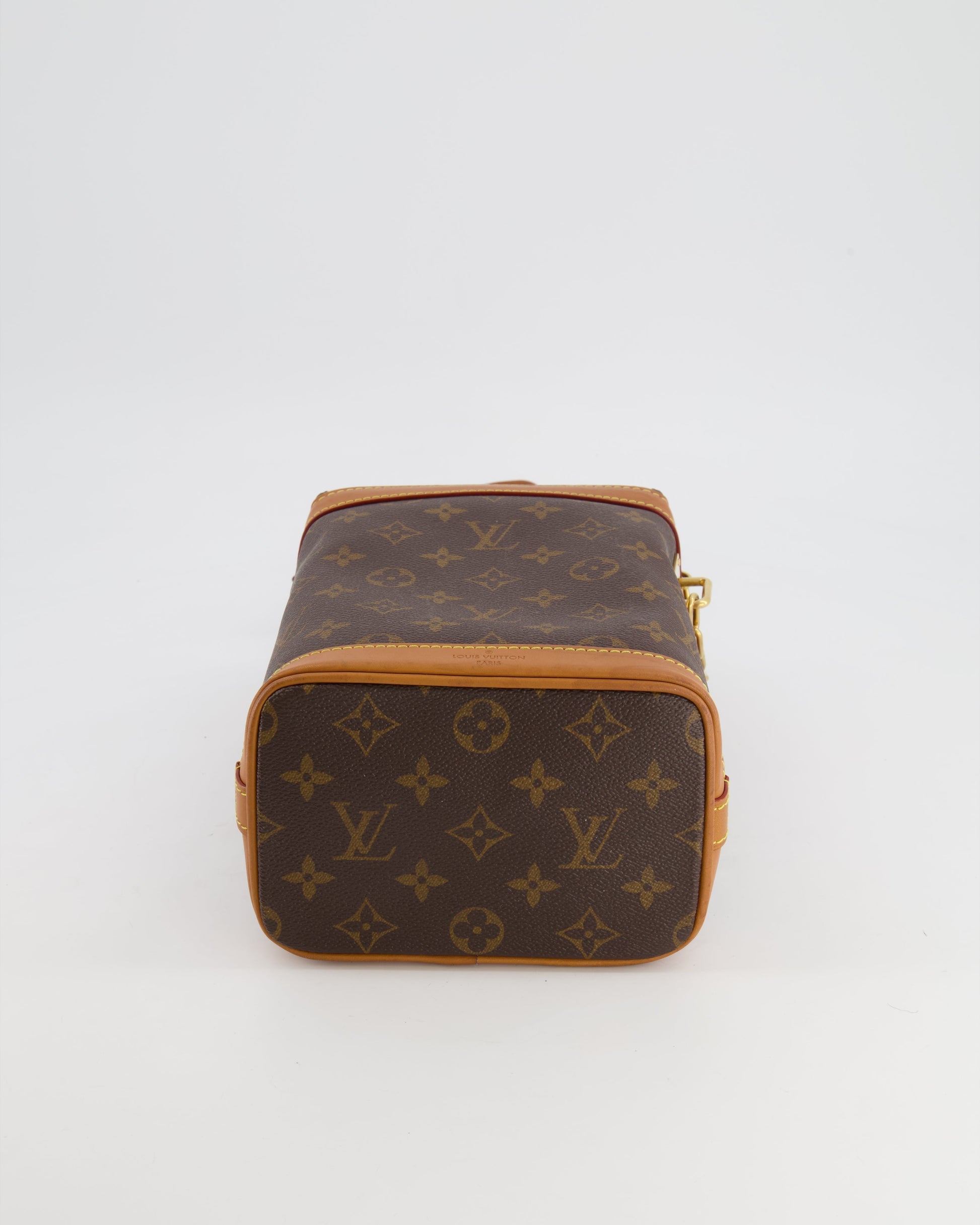 Louis Vuitton Brown Monogram Canvas Milk Box Bag with Gold Hardware