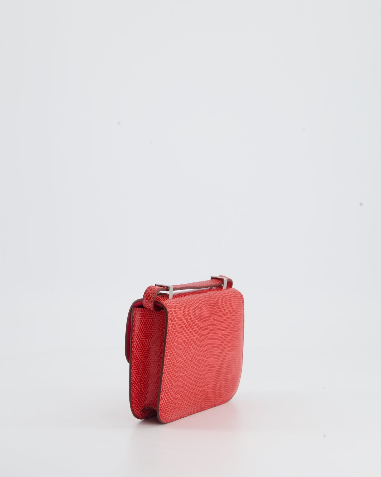 *RARE* Hermes Constance II Micro Bag in Rouge Lizard with Palladium Hardware
