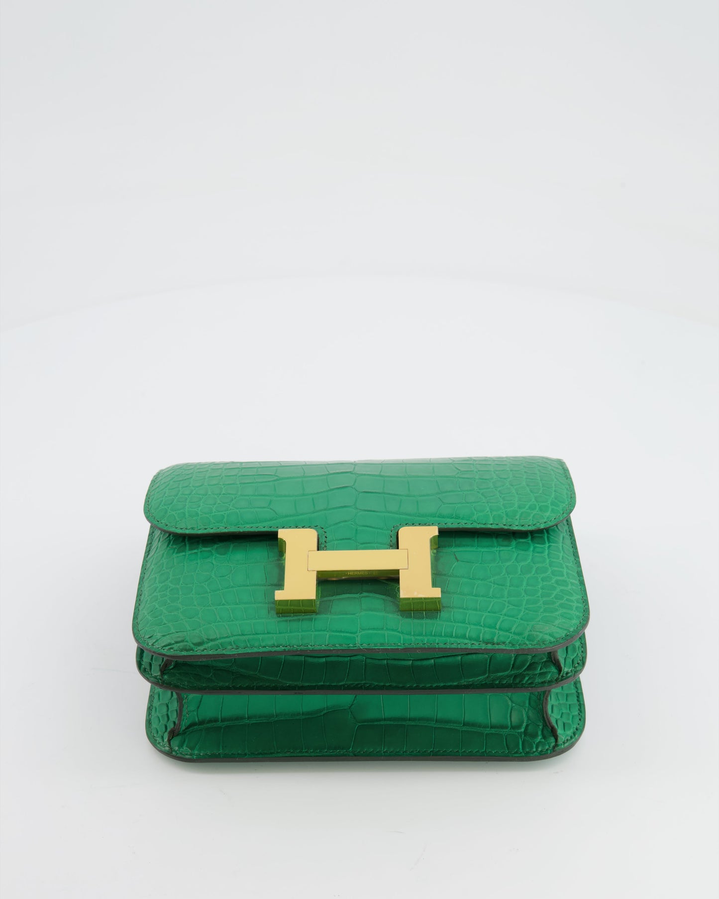 *STORE FRESH* Hermes Constance III 18 Bag in Cactus Alligator Mississippiensis Leather with Gold Hardware