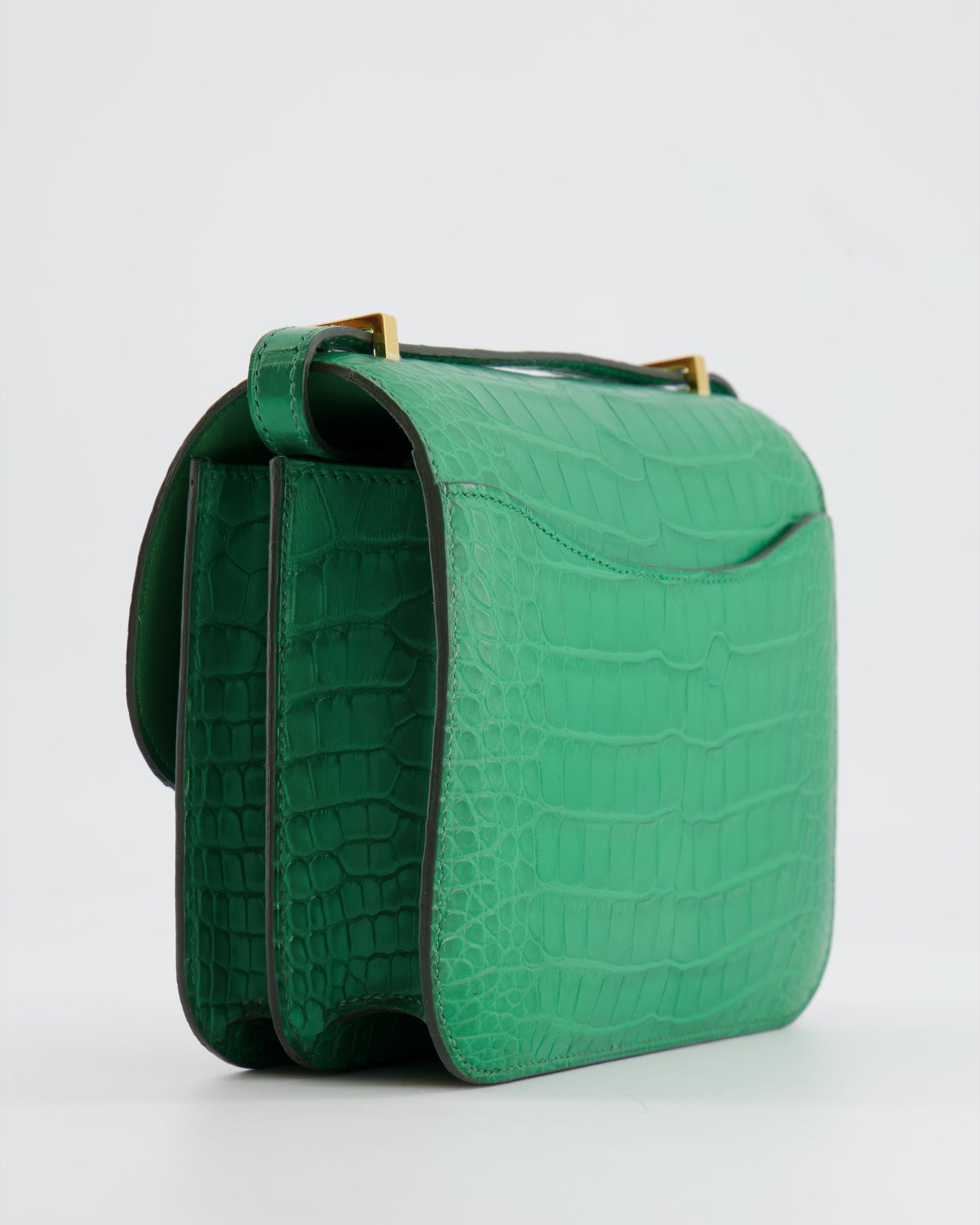 *STORE FRESH* Hermes Constance III 18 Bag in Cactus Alligator Mississippiensis Leather with Gold Hardware