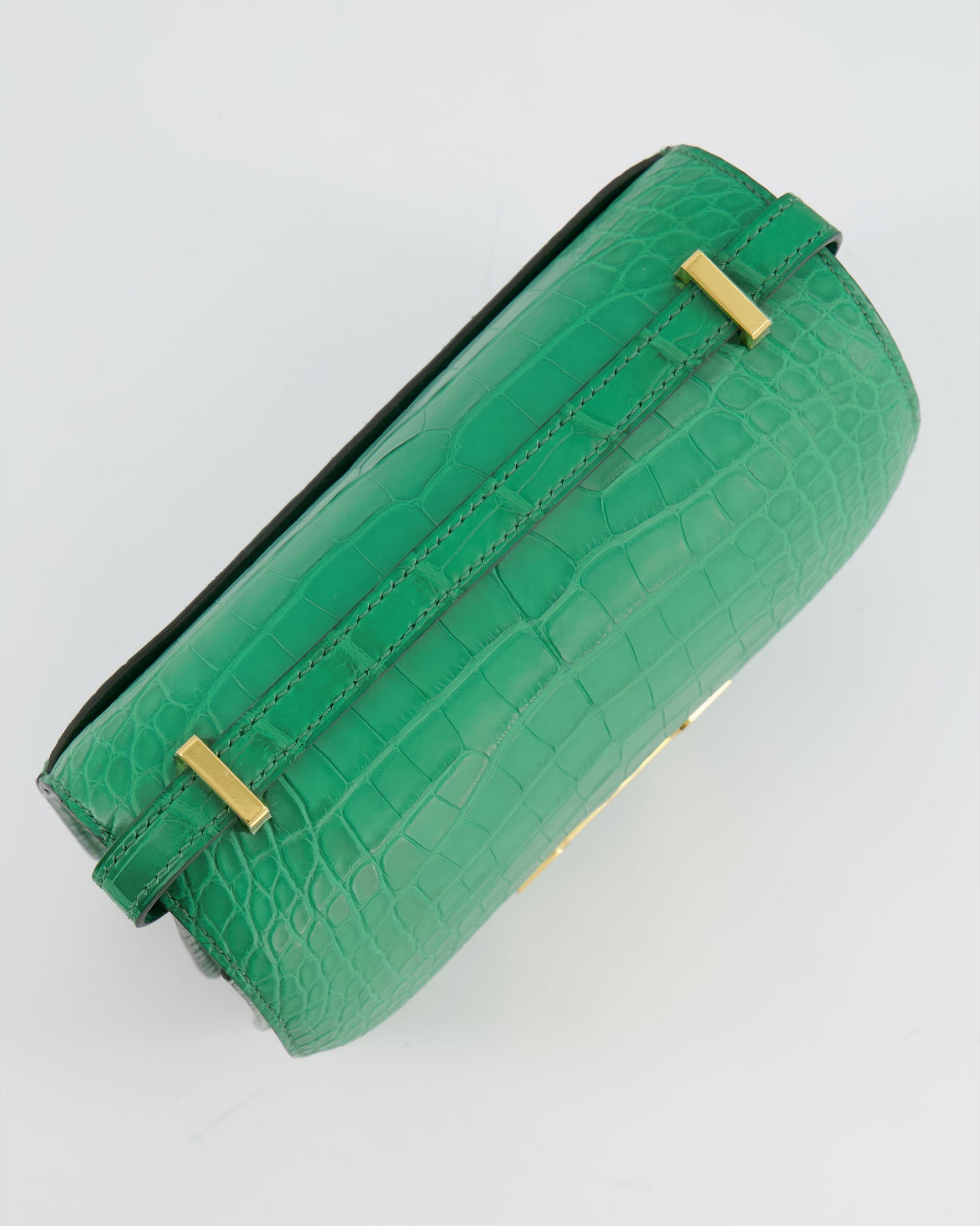 *STORE FRESH* Hermes Constance III 18 Bag in Cactus Alligator Mississippiensis Leather with Gold Hardware