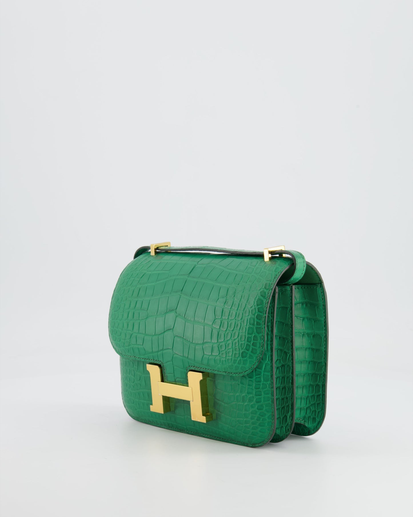 *STORE FRESH* Hermes Constance III 18 Bag in Cactus Alligator Mississippiensis Leather with Gold Hardware