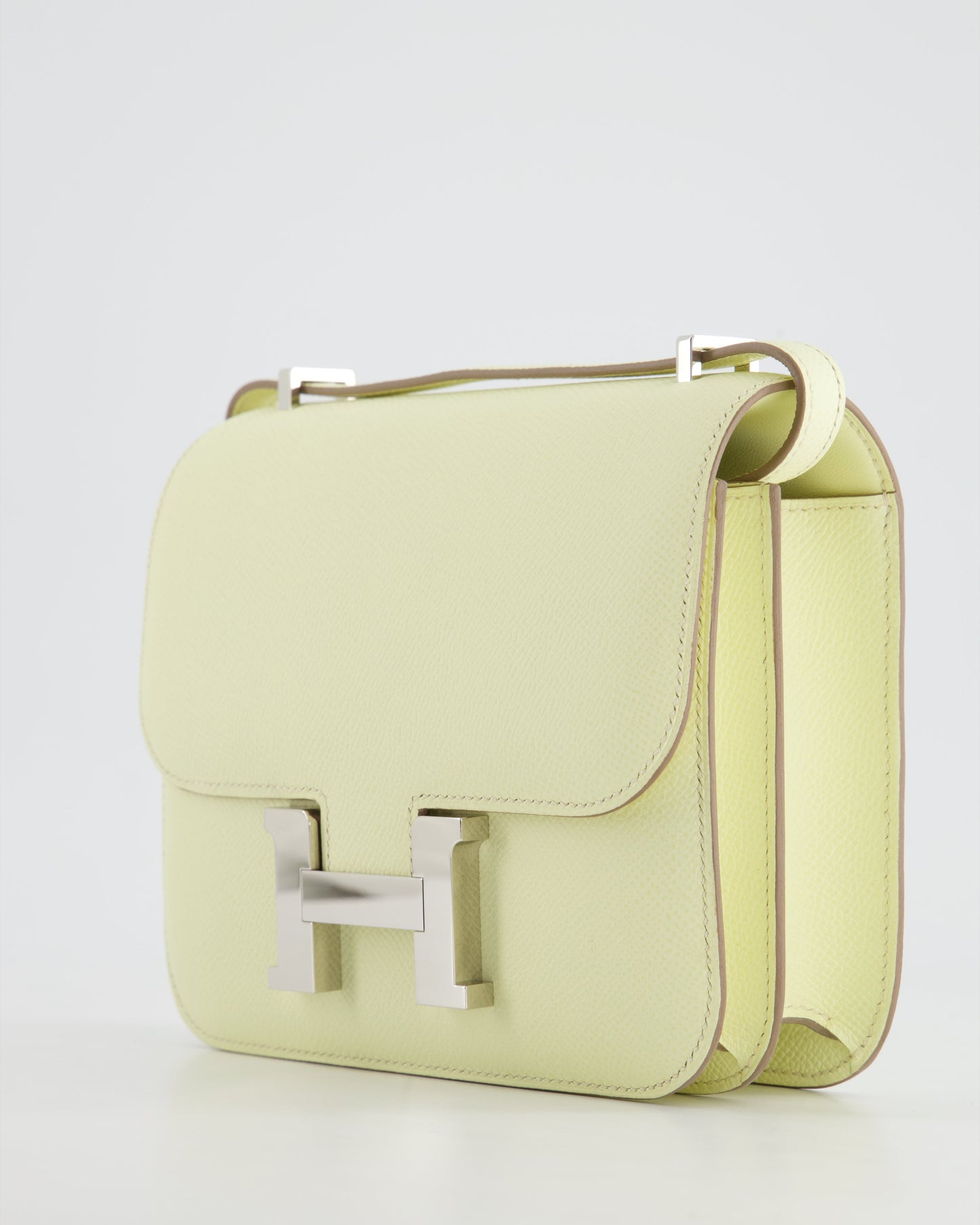 *NEW COLOUR* Hermes Constance III 18 Miroir Bag in Jaune Milton Epsom Leather with Palladium Hardware