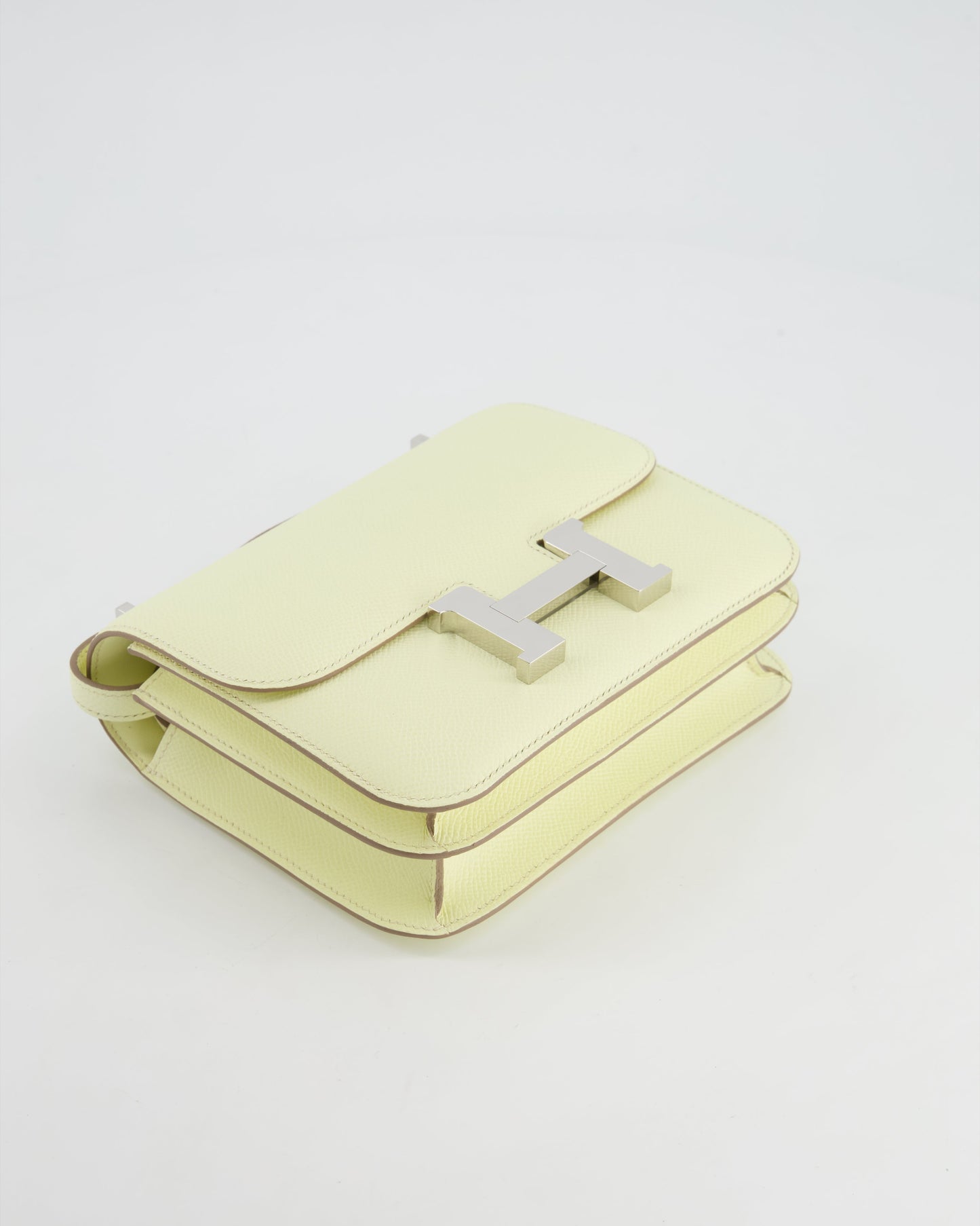 *NEW COLOUR* Hermes Constance III 18 Miroir Bag in Jaune Milton Epsom Leather with Palladium Hardware