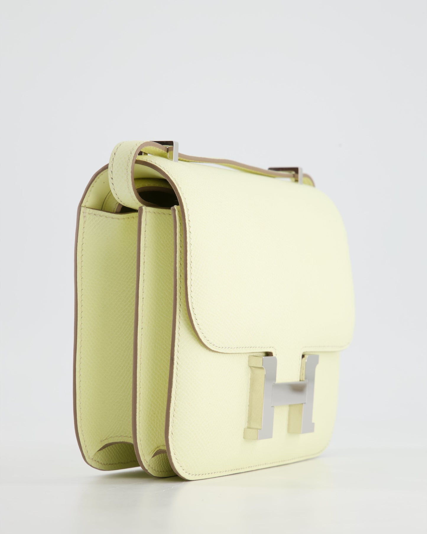 *NEW COLOUR* Hermes Constance III 18 Miroir Bag in Jaune Milton Epsom Leather with Palladium Hardware