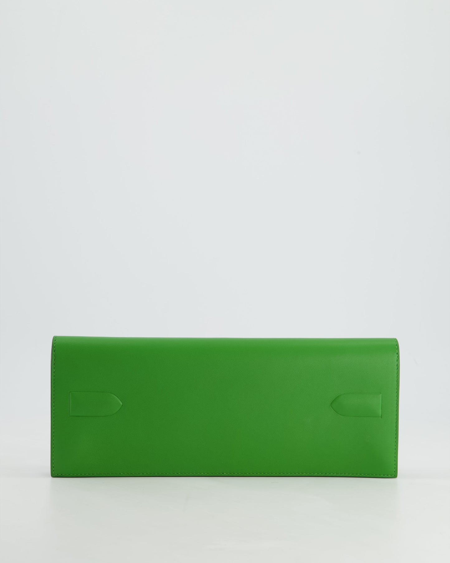 Hermes Birkin Cut Shadow Bag In Vert Yucca Swift Leather
