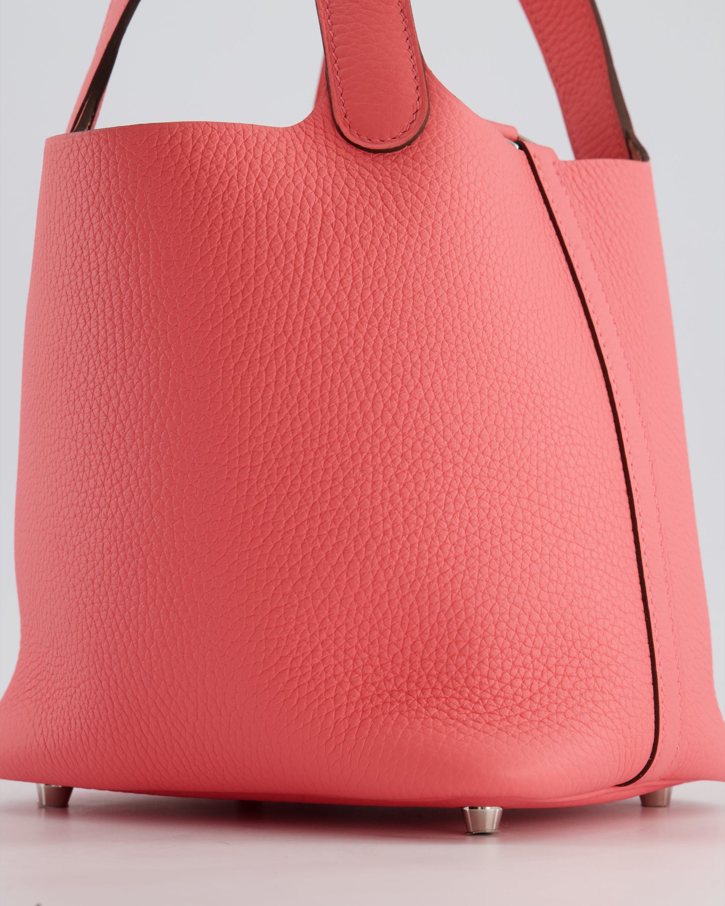 *HOT* Hermes Picotin Lock Bag 18cm in Rose Azalee Clemence Leather with Palladium Hardware