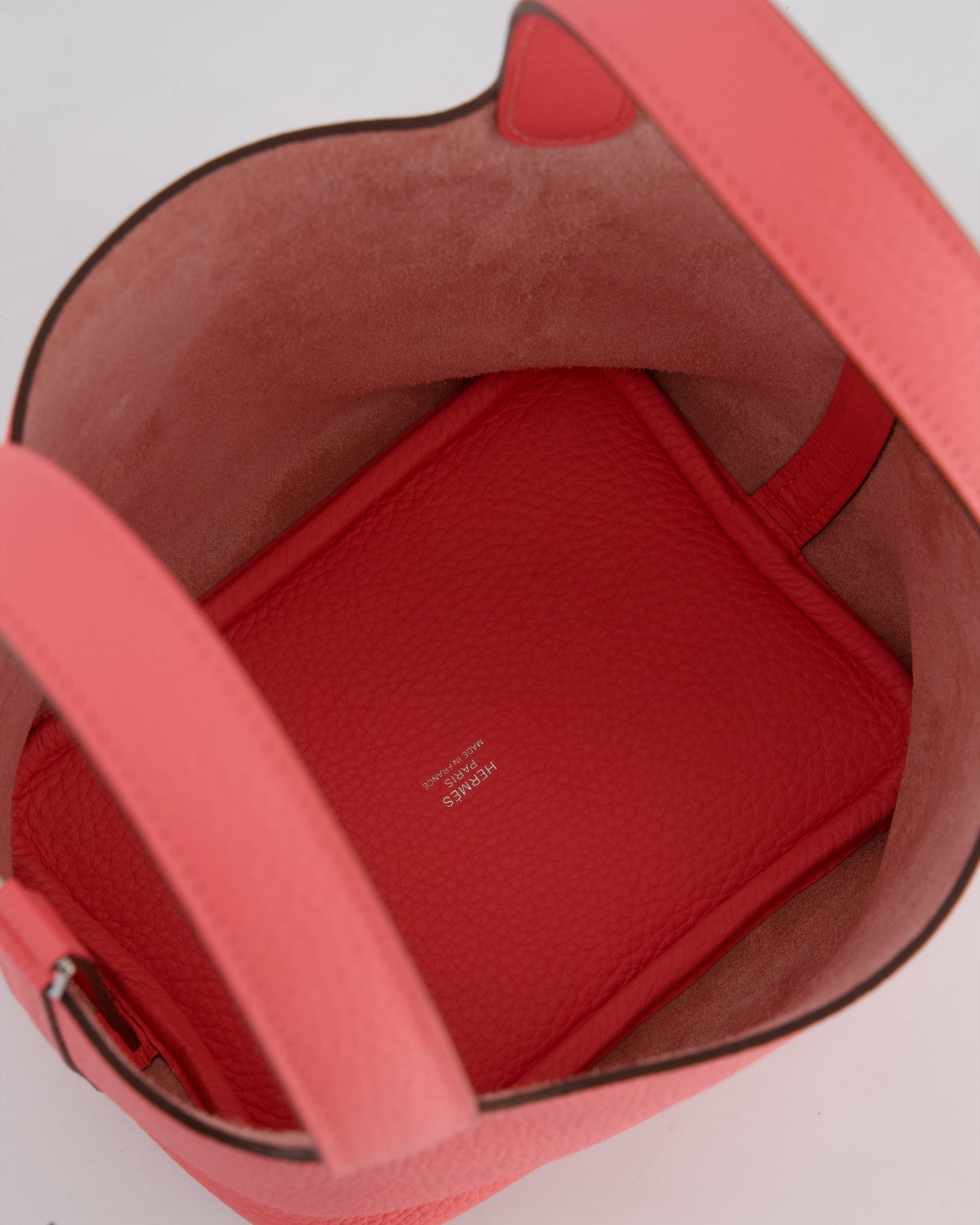 *HOT* Hermes Picotin Lock Bag 18cm in Rose Azalee Clemence Leather with Palladium Hardware