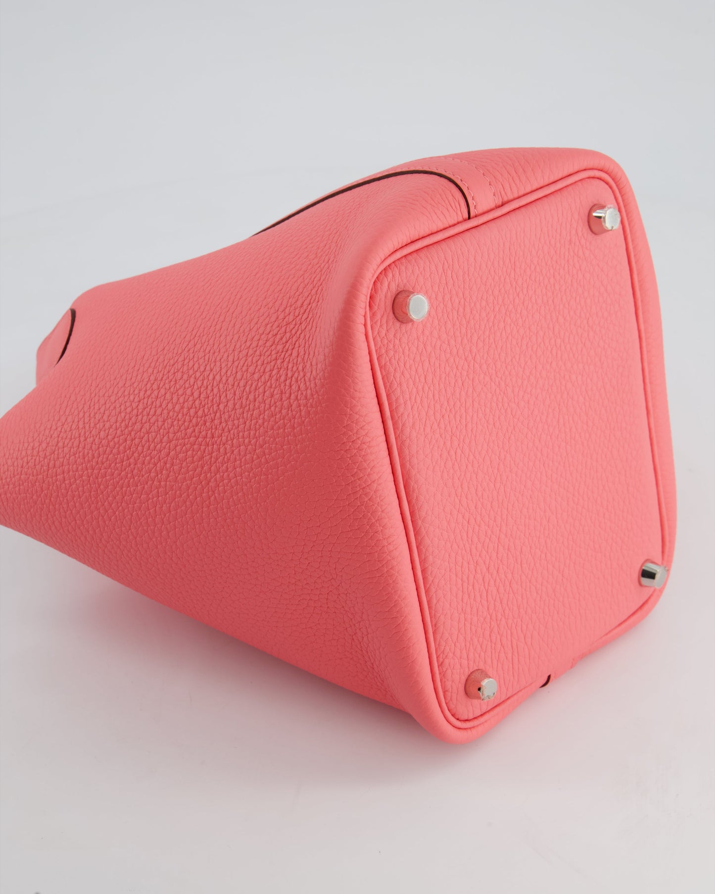 *HOT* Hermes Picotin Lock Bag 18cm in Rose Azalee Clemence Leather with Palladium Hardware