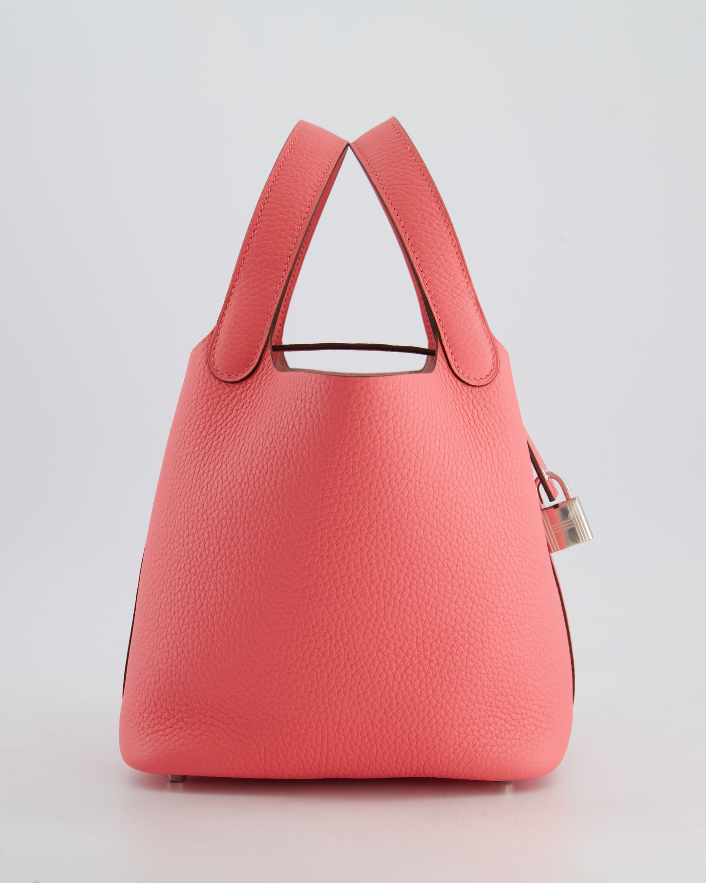 *HOT* Hermes Picotin Lock Bag 18cm in Rose Azalee Clemence Leather with Palladium Hardware