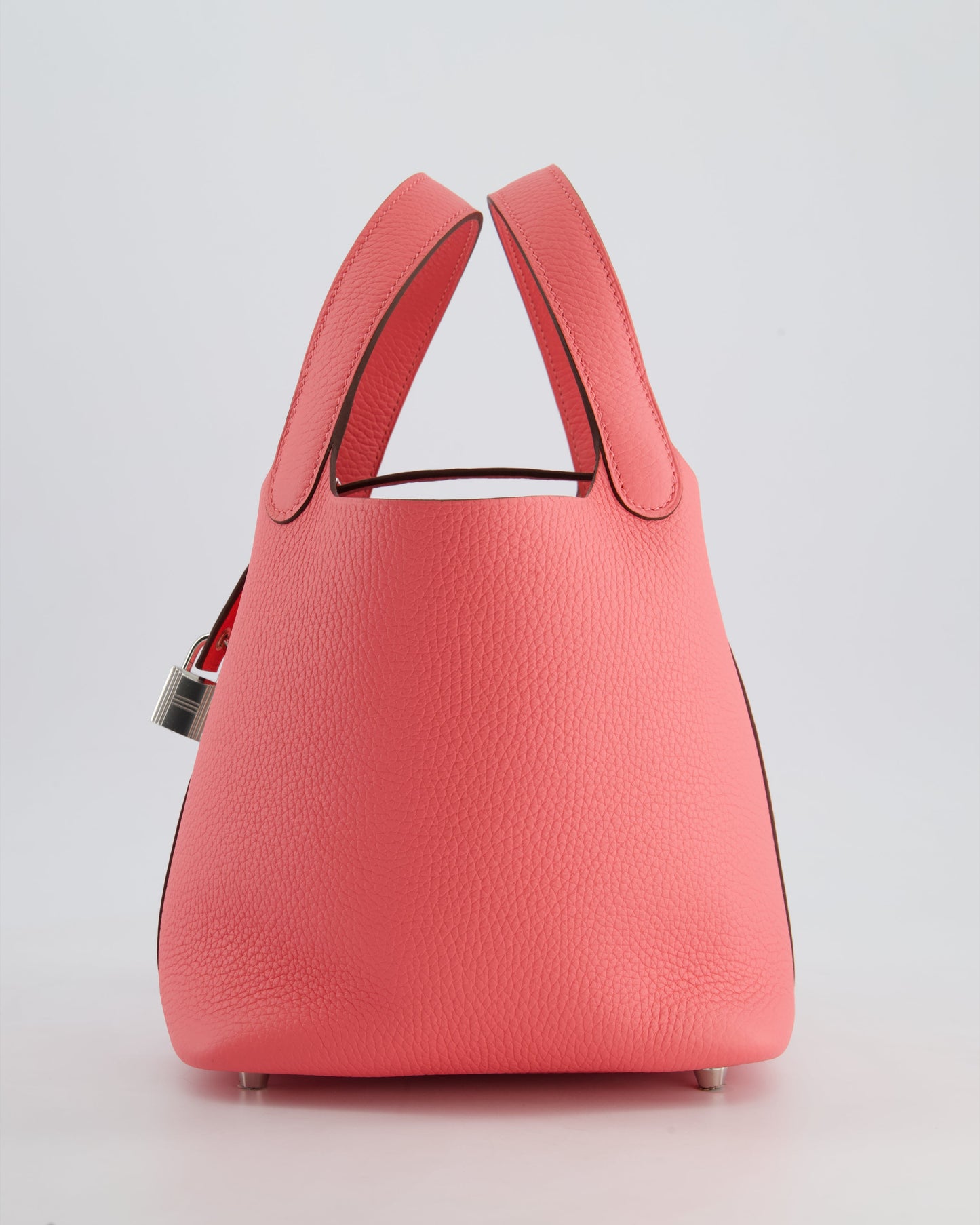 *HOT* Hermes Picotin Lock Bag 18cm in Rose Azalee Clemence Leather with Palladium Hardware