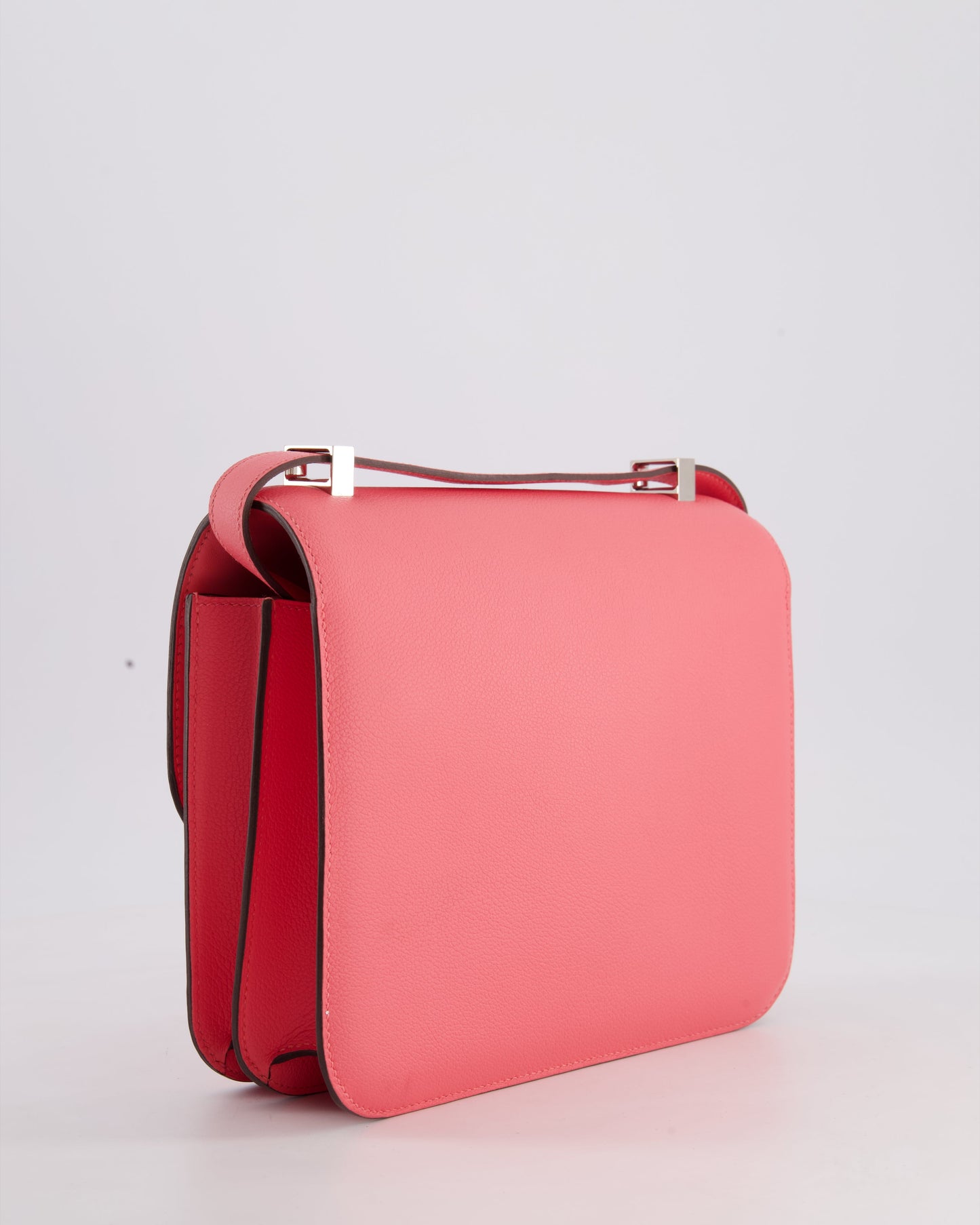 *HOT* Hermes Constance III 24 Bag in Rose Azalee Evercolour Leather with Palladium Hardware