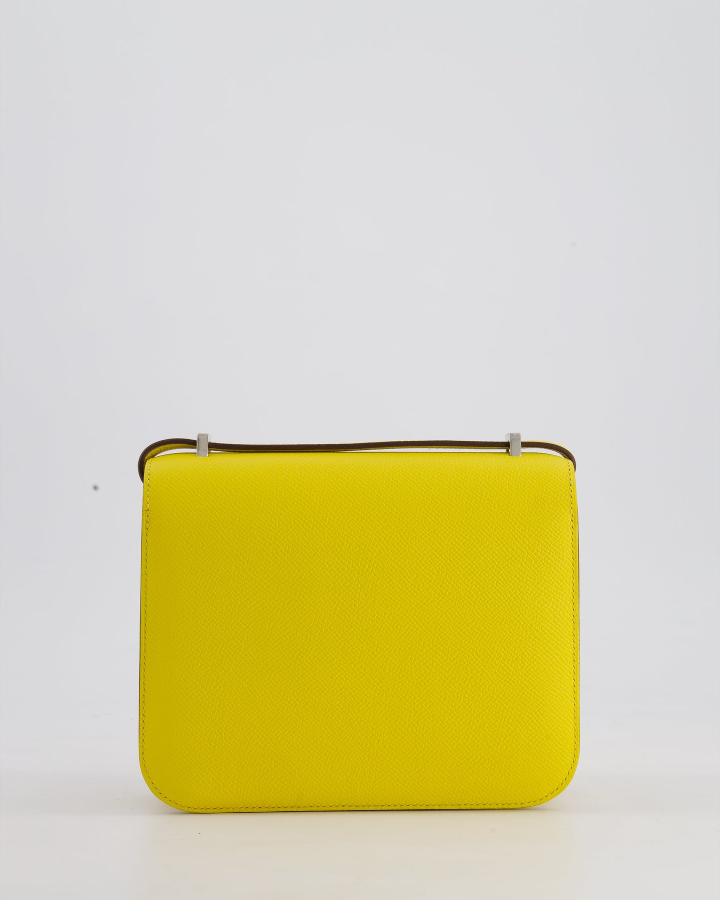 Hermes Constance III 18 Miroir Bag in Jaune De Naples Epsom Leather with Palladium Hardware