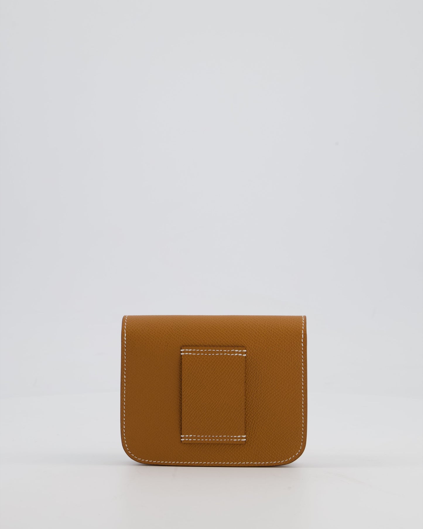Hermes Constance Slim Belt Wallet Bag in Gold Epsom Leather with Pocket and Gold Hardware