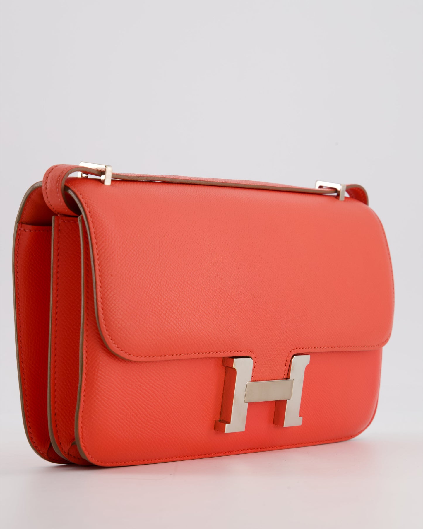 Hermes Constance Elan Bag in Rose Jaipur Epsom Leather with Palladium Hardware
