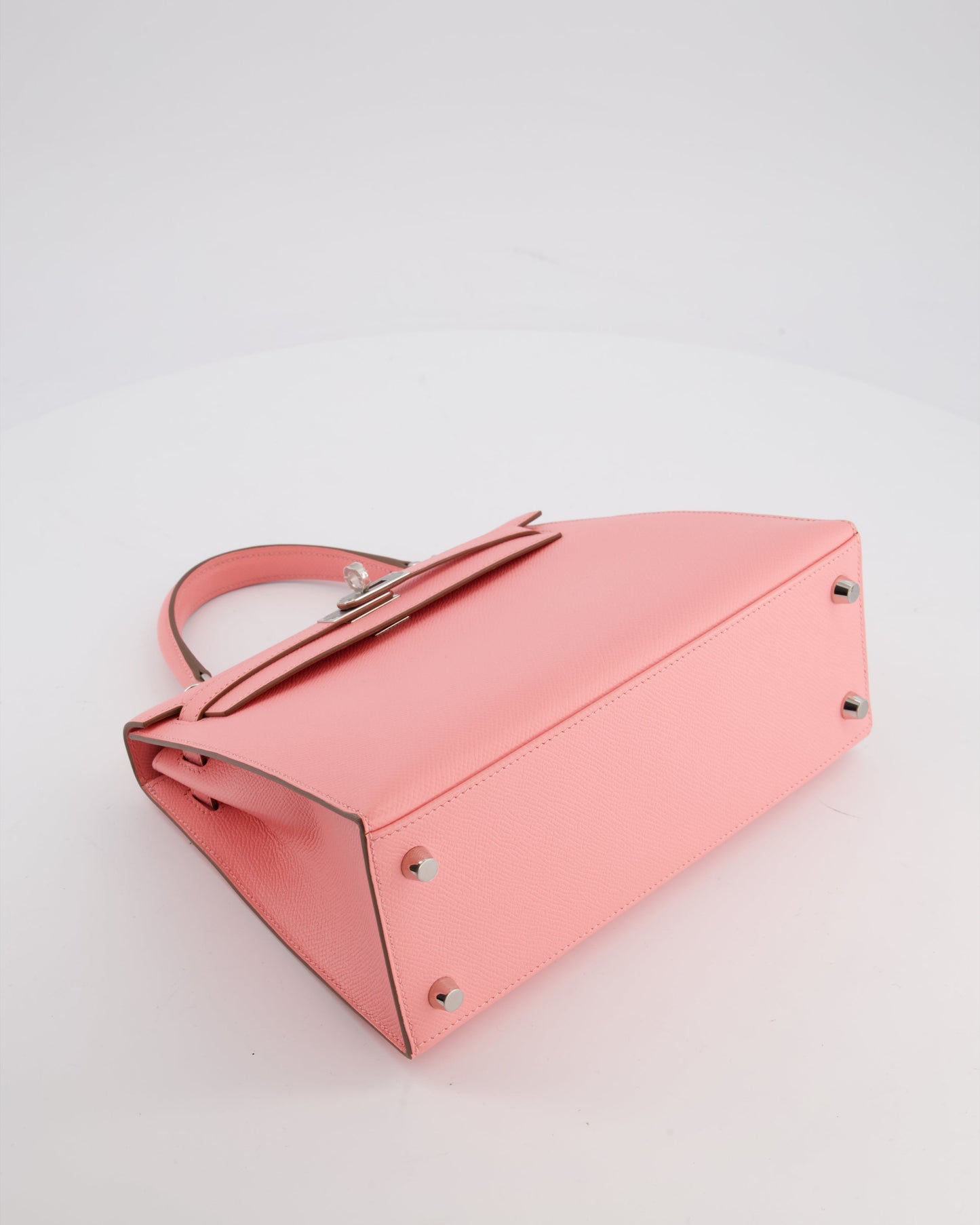 *RARE* Hermes Kelly 25 Sellier Bag in Rose Confetti in Epsom Leather with Palladium Hardware
