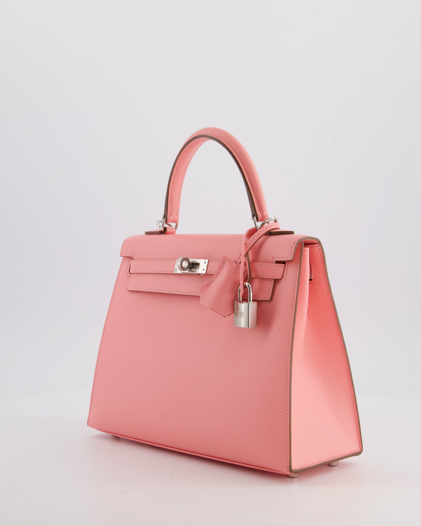 *RARE* Hermes Kelly 25 Sellier Bag in Rose Confetti in Epsom Leather with Palladium Hardware