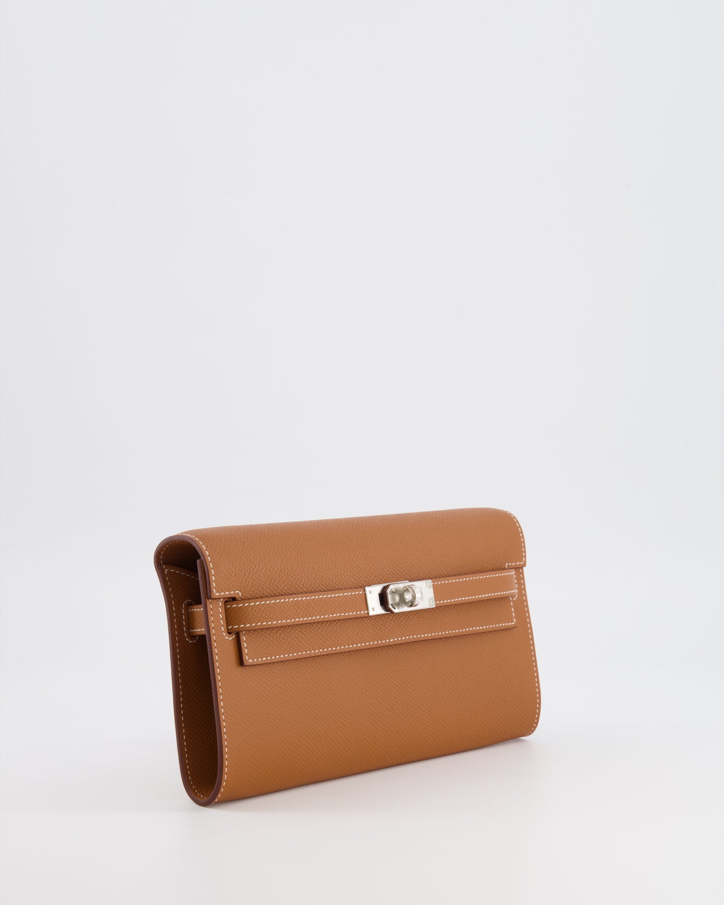 Hermes Kelly To Go Bag in Gold Epsom Leather with Palladium Hardware