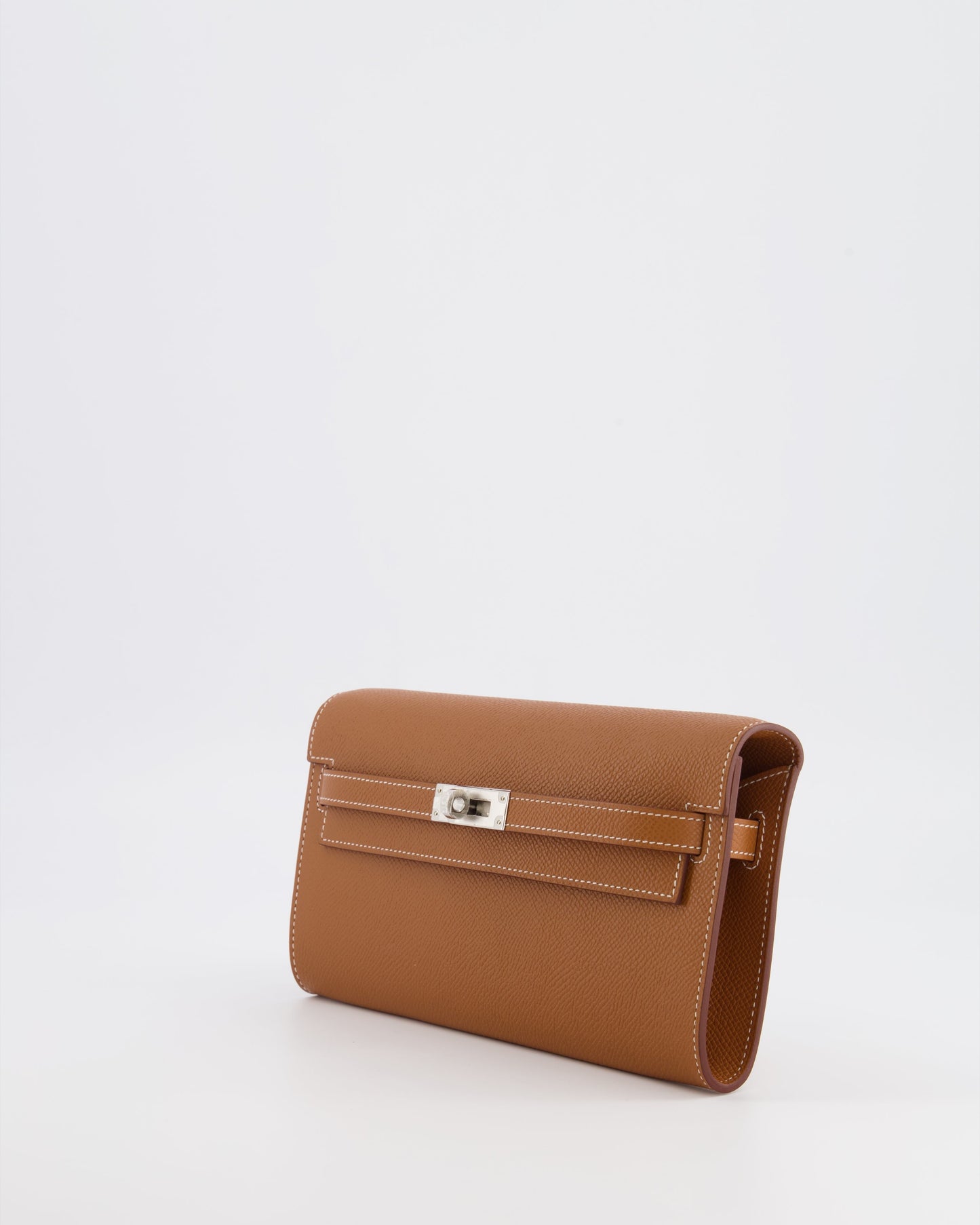 Hermes Kelly To Go Bag in Gold Epsom Leather with Palladium Hardware