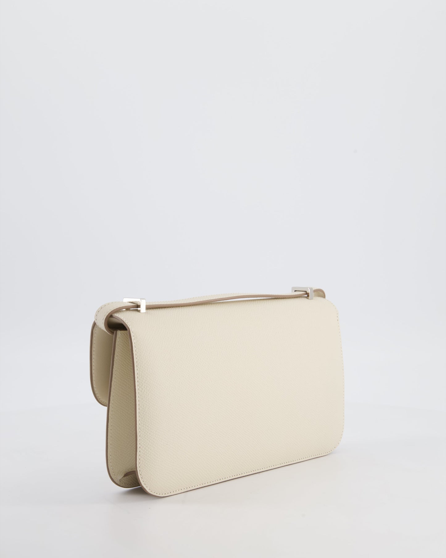*NEW RELEASE* Hermes Constance 1-Elan Miroir Bag in Craie Epsom Leather with Palladium Hardware
