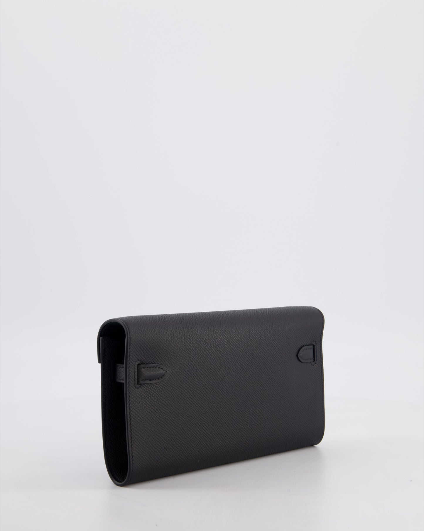 Hermes Kelly To Go Bag in Noir Epsom Leather with Palladium Hardware