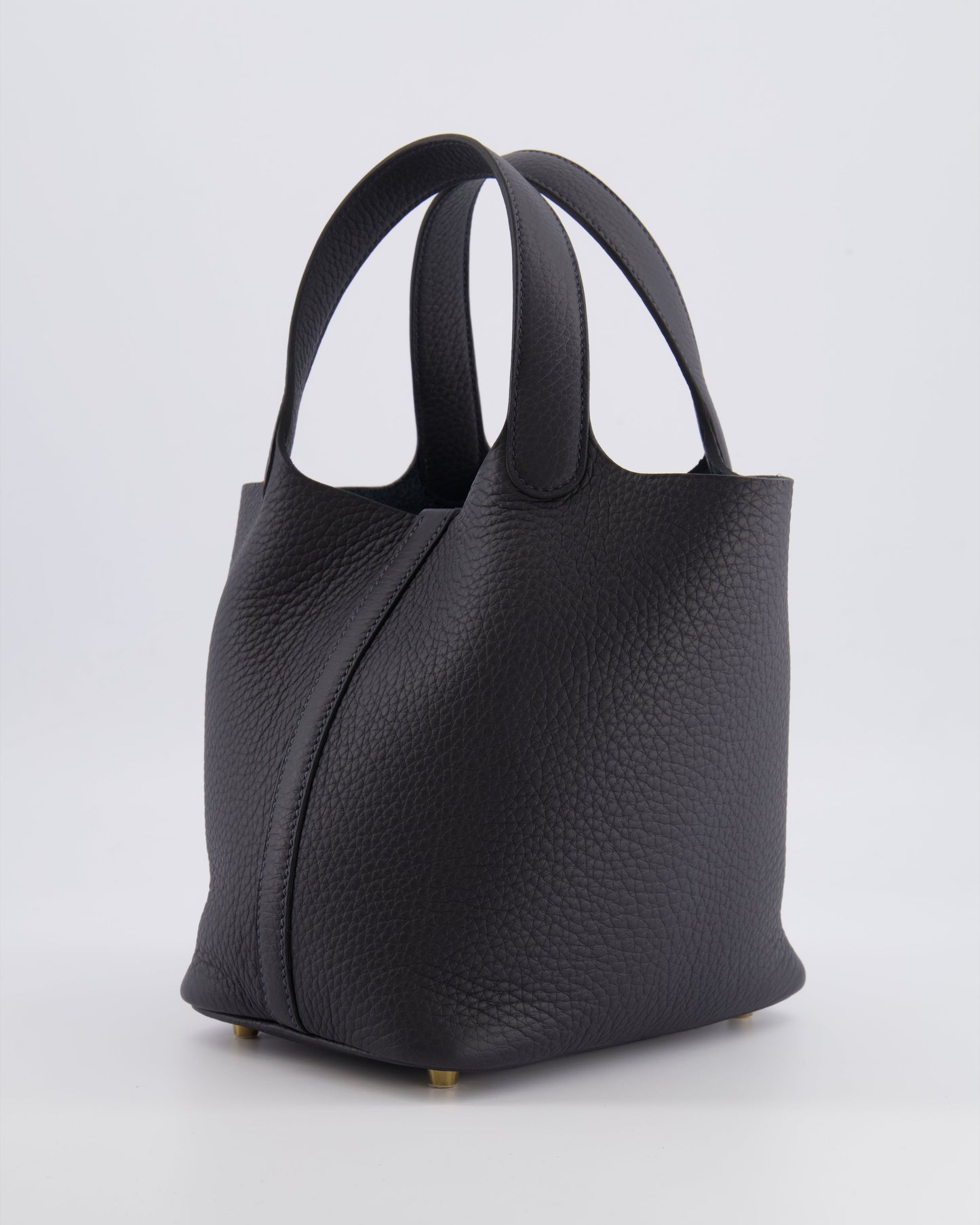 Hermes Picotin Lock 18 Bag in Caban Clemence Leather with Gold Hardware