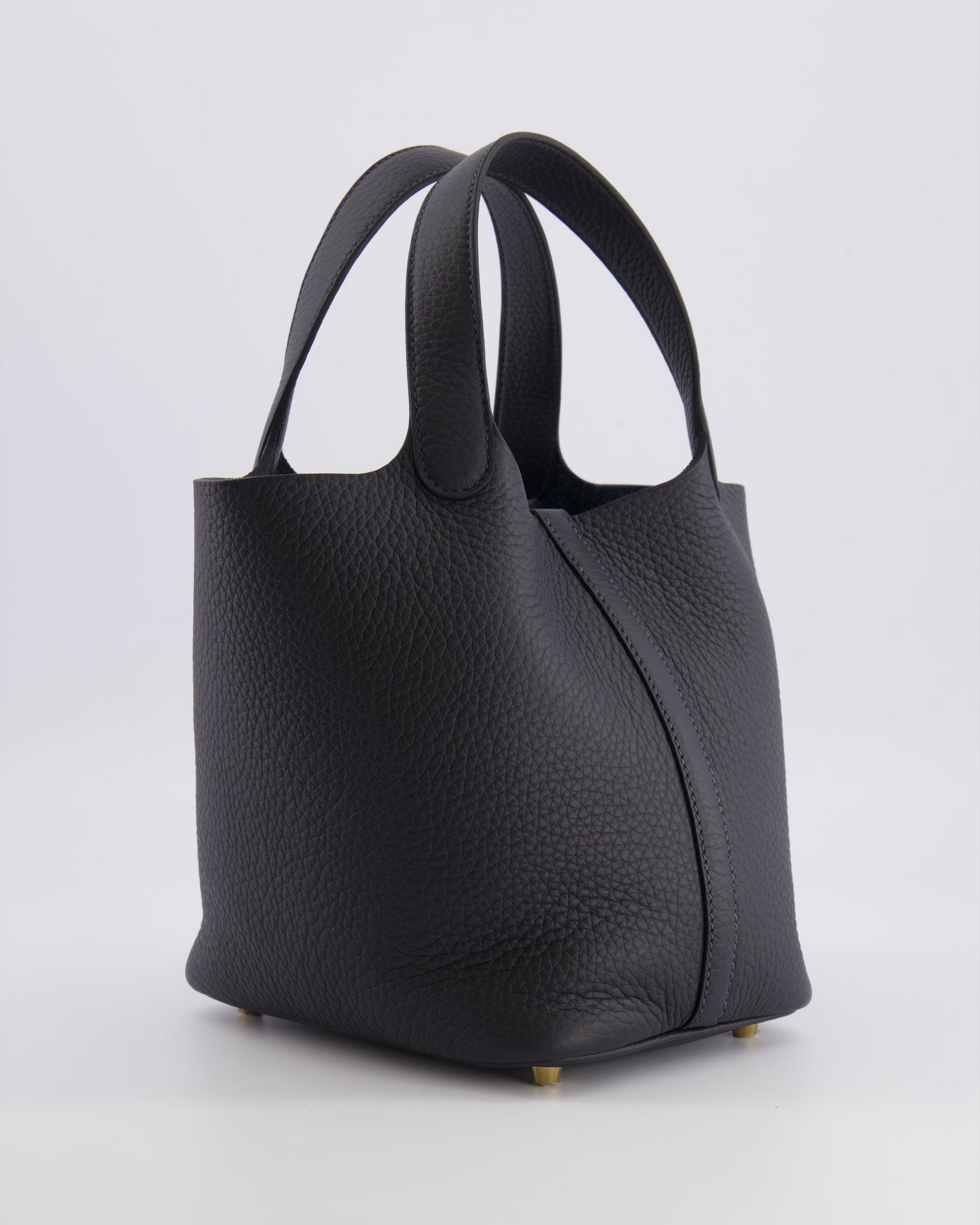 Hermes Picotin Lock 18 Bag in Caban Clemence Leather with Gold Hardware