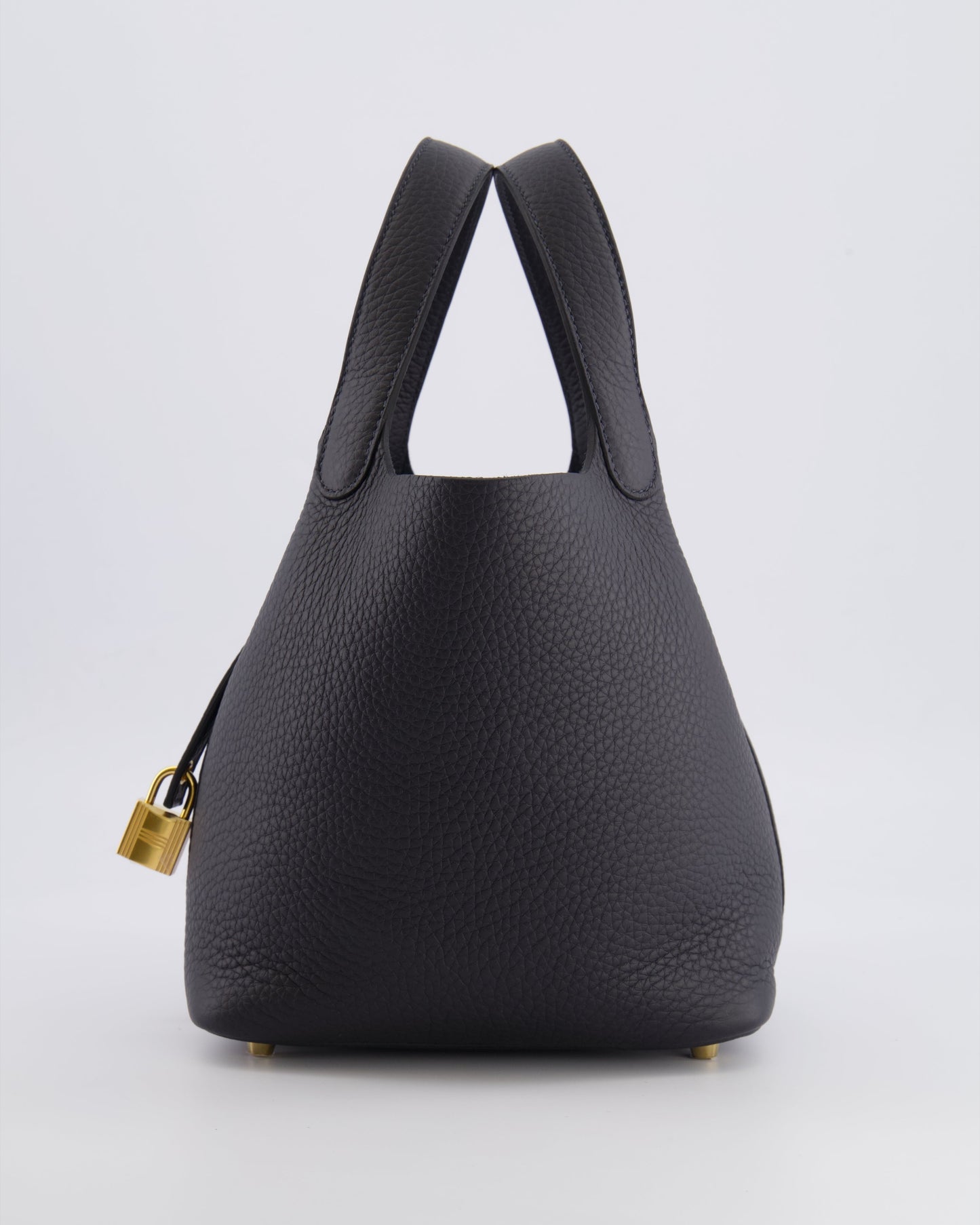 Hermes Picotin Lock 18 Bag in Caban Clemence Leather with Gold Hardware