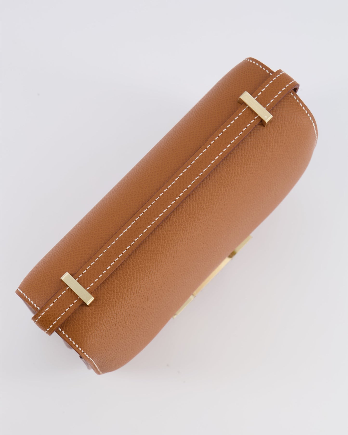 *RARE* Hermes Constance III 18 Miroir Bag in Gold Epsom Leather with Brushed Permabrass Hardware