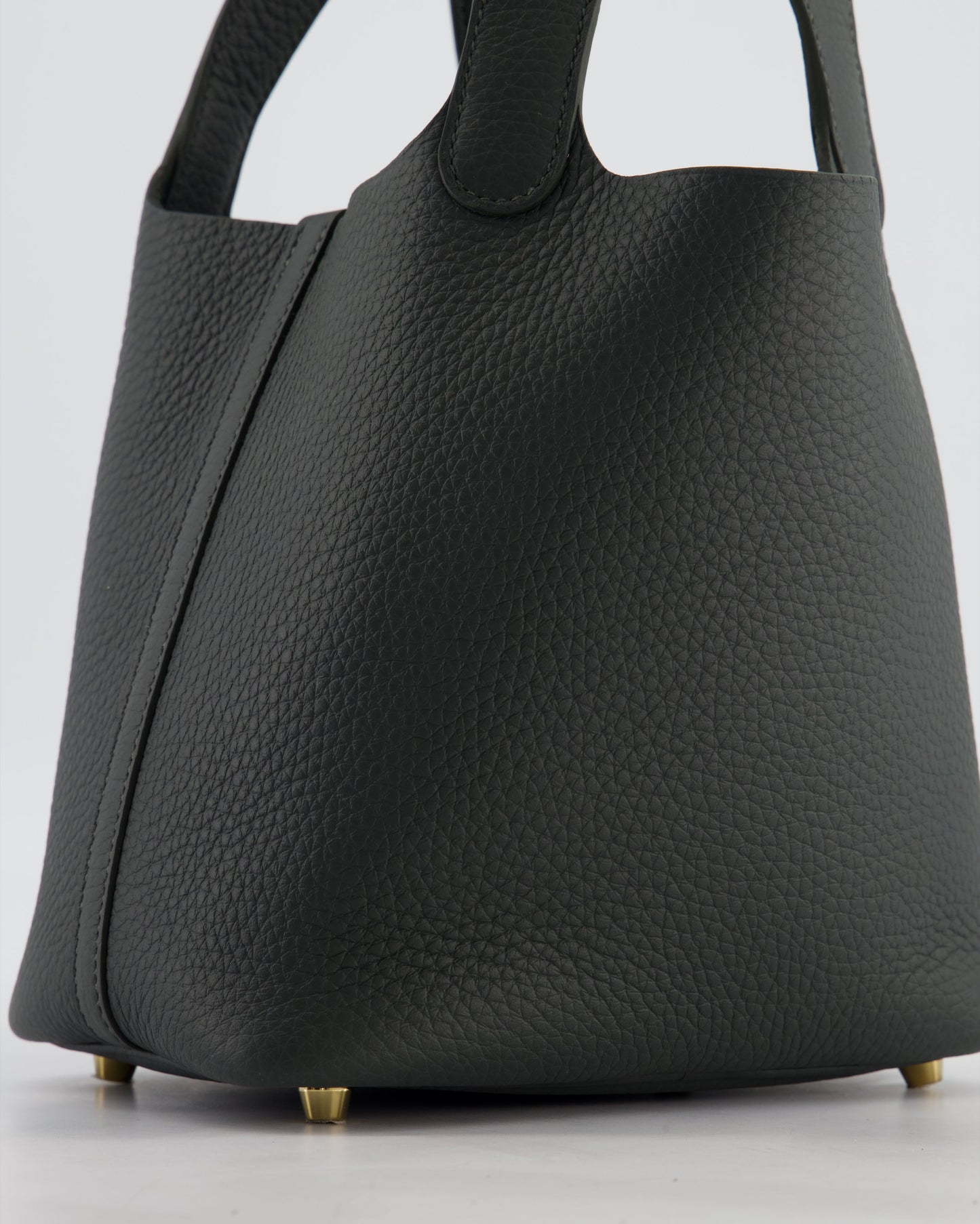 Hermes Picotin Lock 18 Bag in Vert Mangrove Clemence Leather with Permabrass Hardware