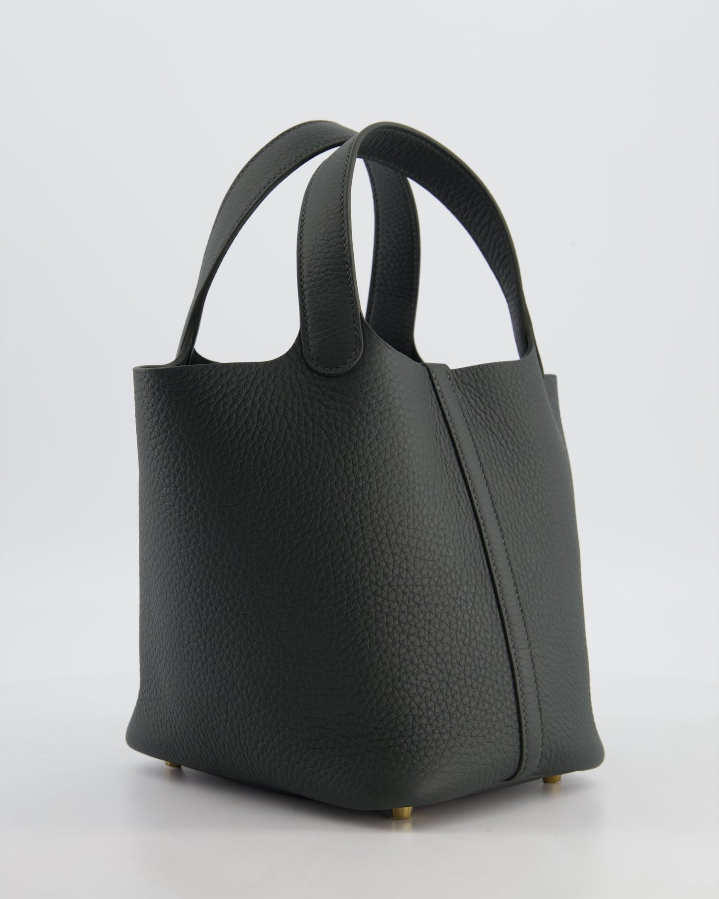 Hermes Picotin Lock 18 Bag in Vert Mangrove Clemence Leather with Permabrass Hardware