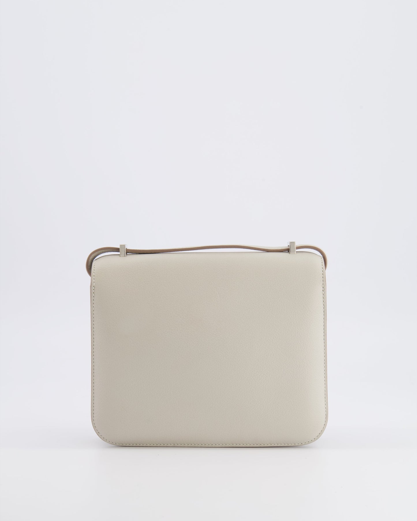 Hermes Constance III 18 Bag in Gris Perle Evercolor Leather with Palladium Hardware