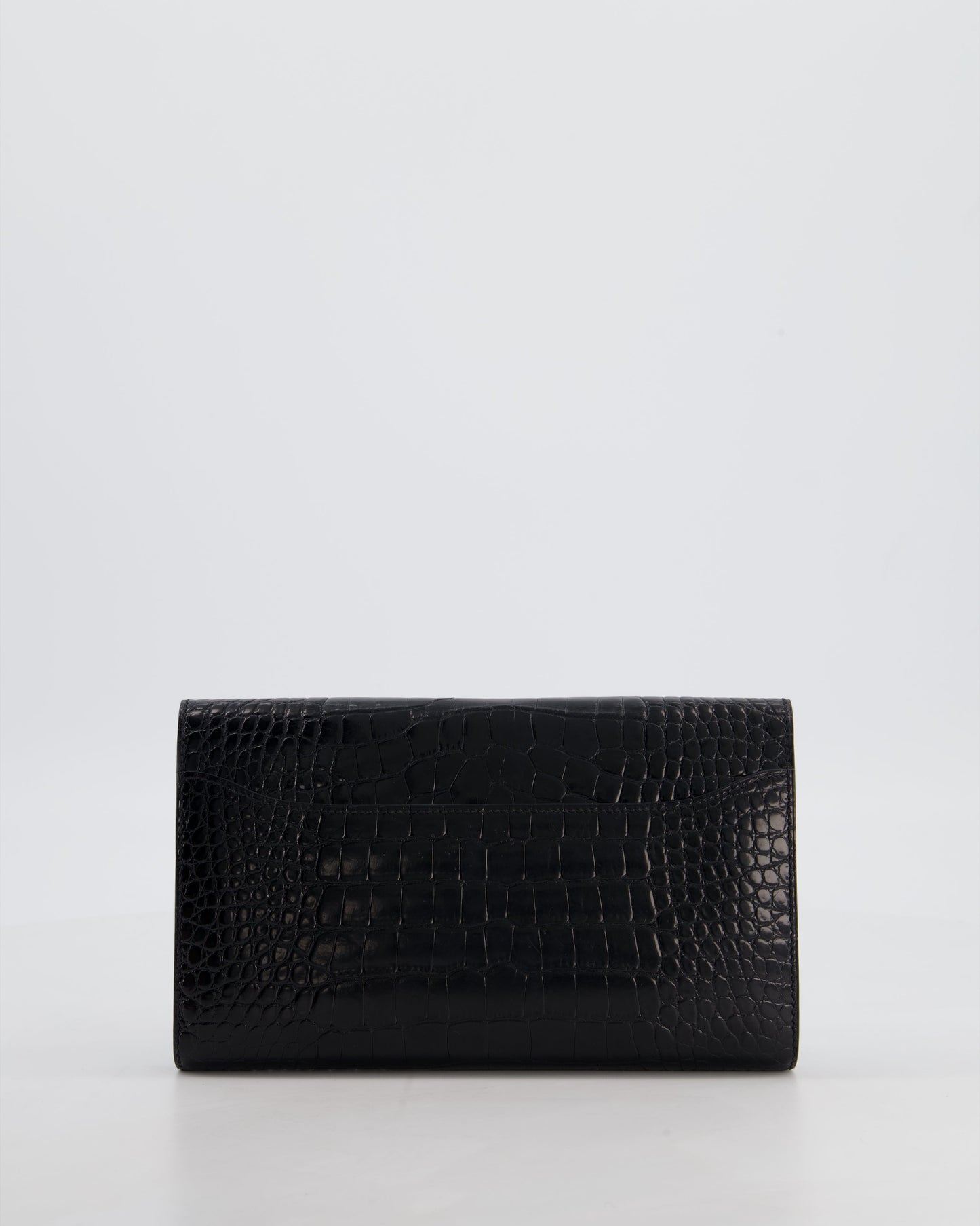 Hermes Constance Wallet in Noir Alligator with Palladium Hardware