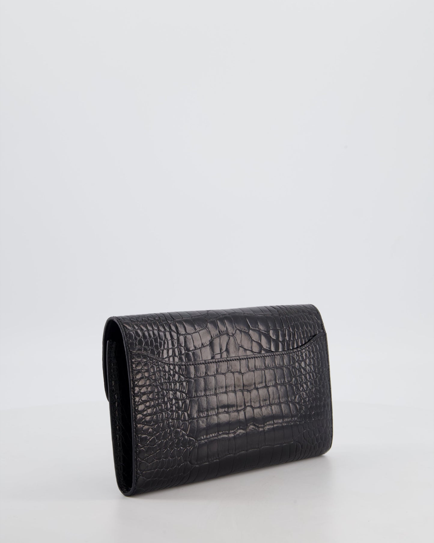 Hermes Constance Wallet in Noir Alligator with Palladium Hardware