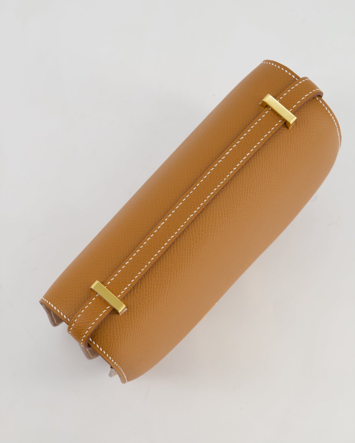 Hermes Mini Constance III Miroir 18 Bag in Gold Epsom Leather with Gold Hardware